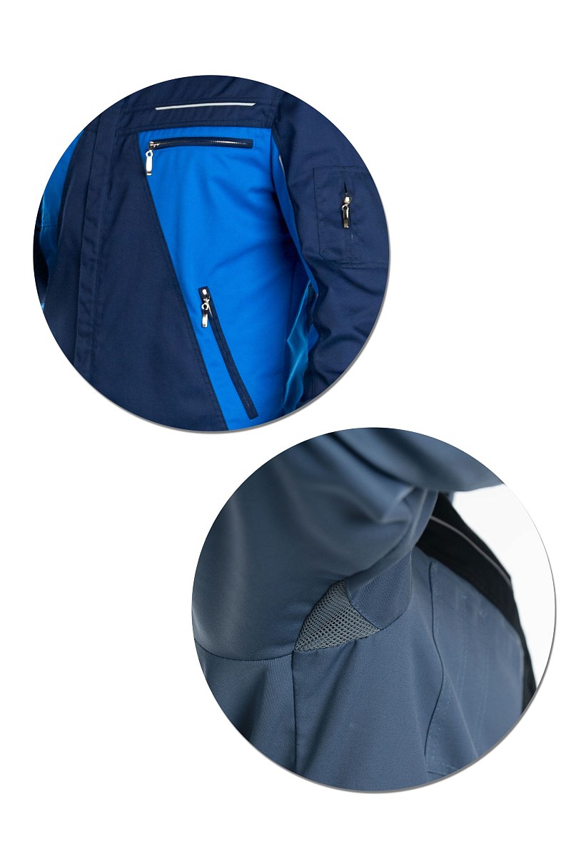 Куртка Шелби, т.синий/голубой