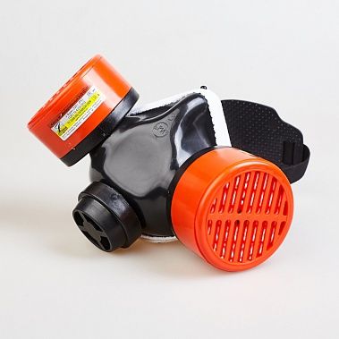 Полумаска Бриз-3201 (РУ) газопылезащитная с фильтром А1В1Е1Р1 RD, , шт